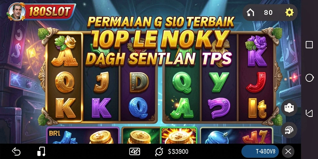 Tampilan gameplay mendebarkan dari 180SLOT yang penuh warna.