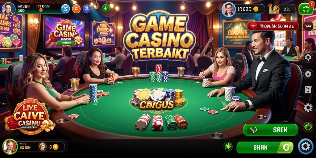 Screenshot gameplay Live Casino yang seru dan interaktif di 8180.