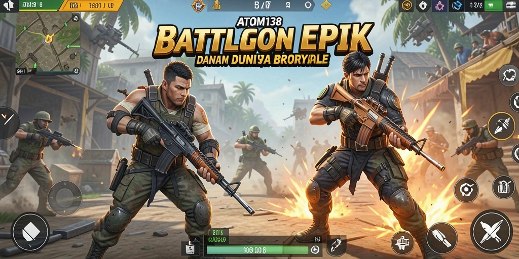 Gameplay seru dan intens di ATOM138, siap bertarung.