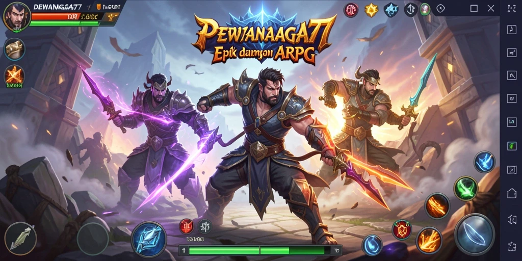 Tampilan permainan ARPG yang menakjubkan di DEWANAGA77.