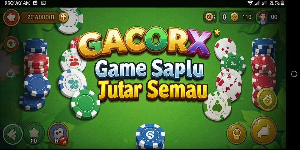 Tangkapan layar GACORX menampilkan permainan Gaple yang mengasyikkan.