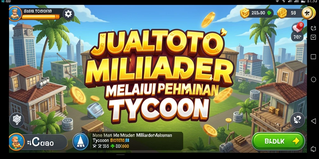 Tampilan gameplay JUALTOTO yang menarik dan dinamis.