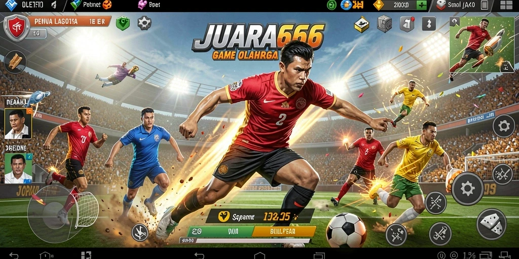 Screenshot JUARA666 menampilkan aksi olahraga yang mendebarkan dan grafis menawan.