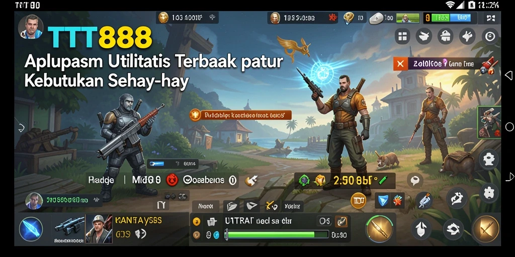 Screenshot utama TTT888 menampilkan antarmuka yang intuitif dan menarik.