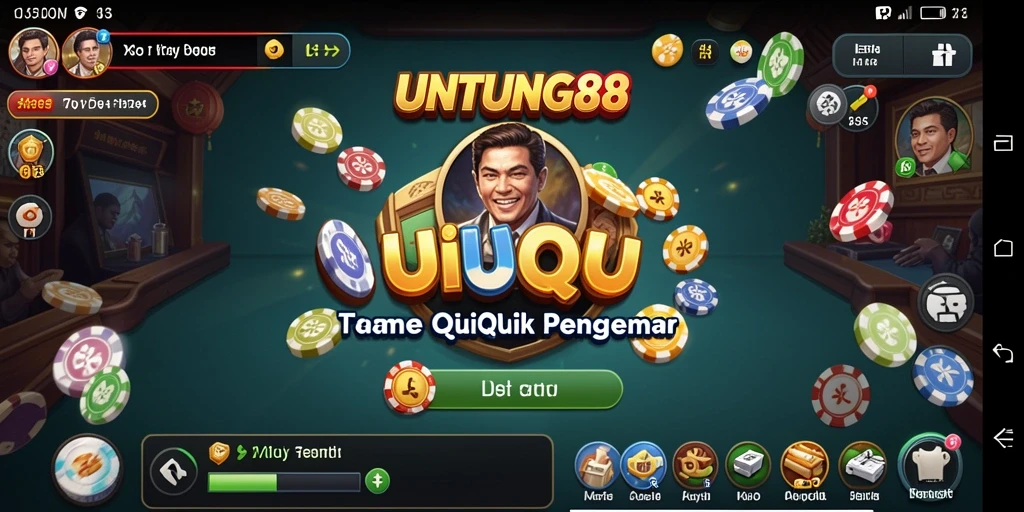 Tampilan seru gameplay QiuQiu di UNTUNG88.
