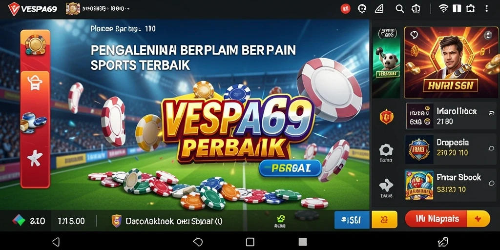 Tampilan menarik dari gameplay <strong>VESPA69</strong> yang menampilkan taruhan olahraga.